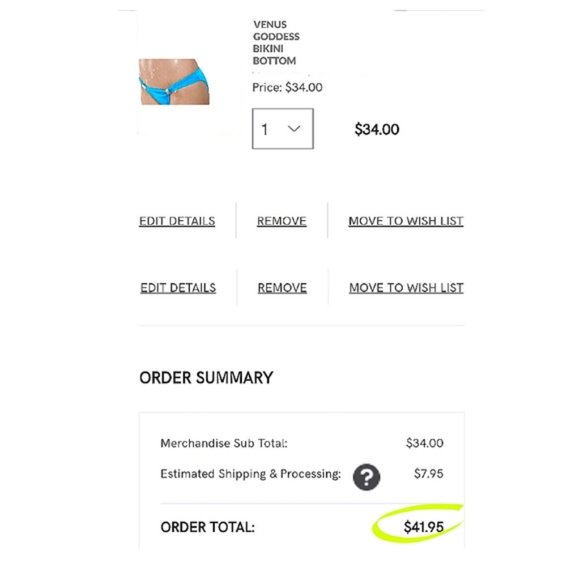 VENUS- Goddess Bikini Set in vivid blue - Picture 16 of 16